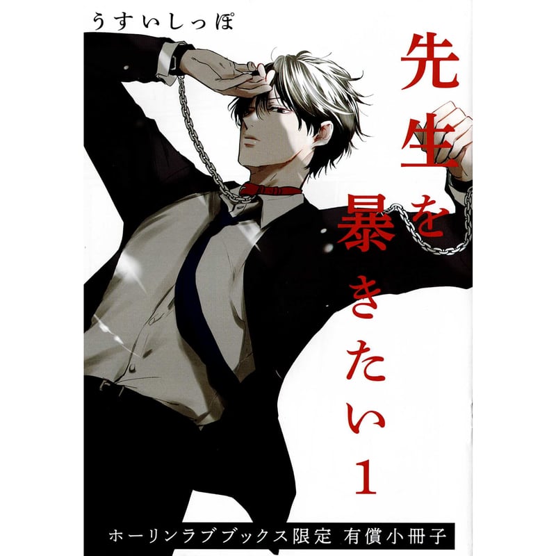 うすいしっぽ 『先生を暴きたい 1』ホーリンラブブックス 小冊子【BL