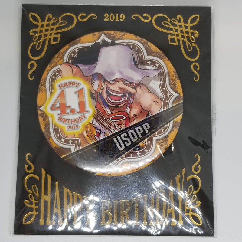 ONE PIECE 缶バッジ ウソップ ワンピース フジテレビ限定 缶バッジ