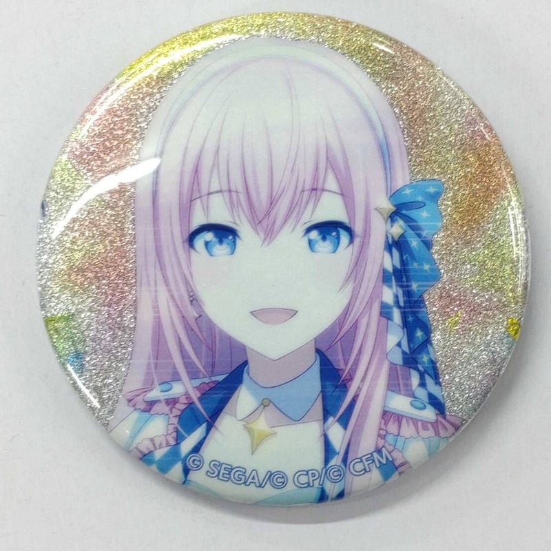 プロジェクトセカイ　プロセカ　ニーゴ　巡音ルカ　グリッター　缶バッジ　9B プロジェクトセカイ プロセカ ニーゴ 巡音ルカ グリッター 缶