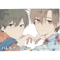 仔縞楽々  『ハレルヤベイビー 』 アニメイト　リーフレット 【BLグッズ】