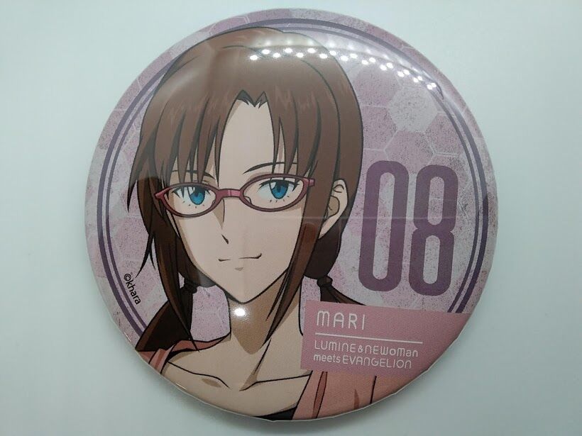 エヴァ　マリ スクエア缶バッジ エヴァマリ スクエア缶バッジ