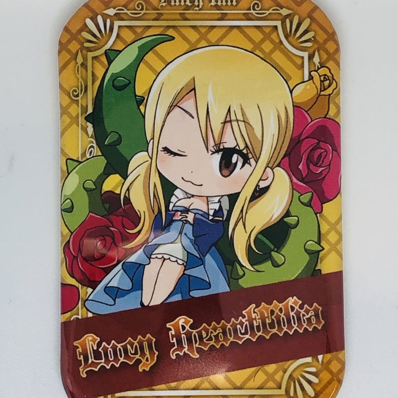 FAIRY TAIL アニメガ 缶バッジ ルーシィ FAIRY TAIL ルーシィ スクエア缶バッジ | K-BOOKS 池袋 2次元