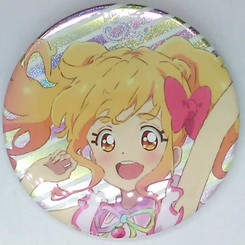 アイカツ 5thフェス グリッター缶バッジ 虹野ゆめ ラスト1点】アイカツ