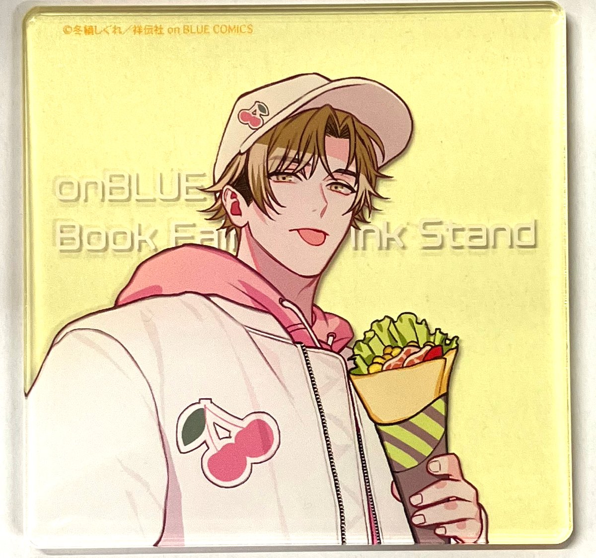 直筆サイン　冬縞しぐれ　アクリルプレート Γ 冬縞しぐれ 『純情でなにが悪い』 直筆サイン入り アクリルプレート