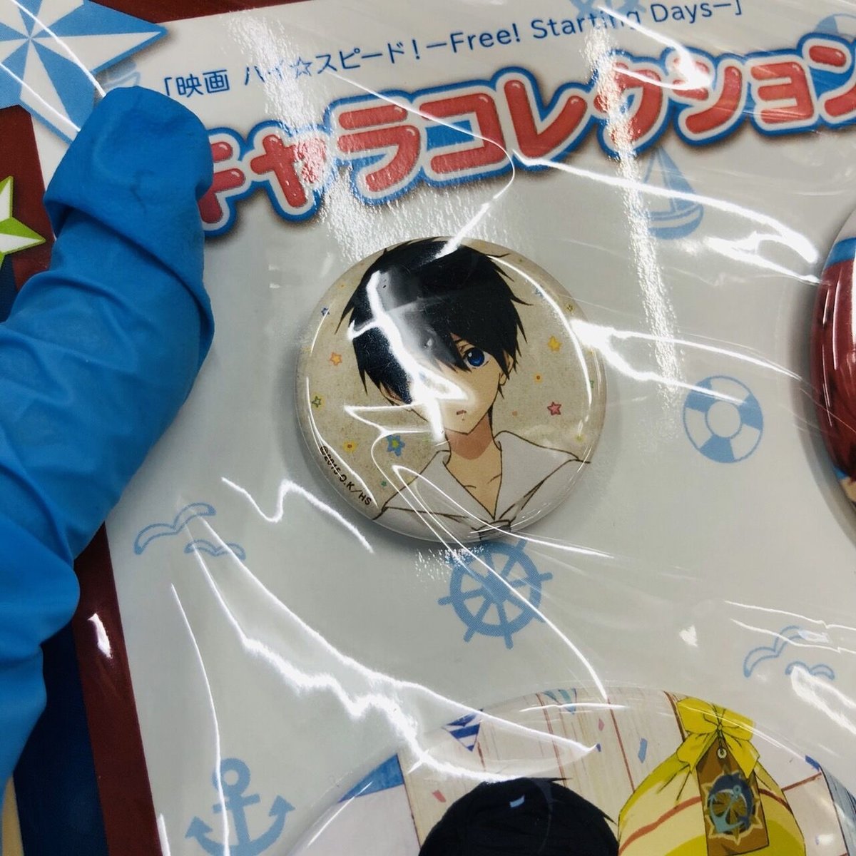 Free! ハイ☆スピード! 七瀬遙 缶バッジ キャラバッジコレクション