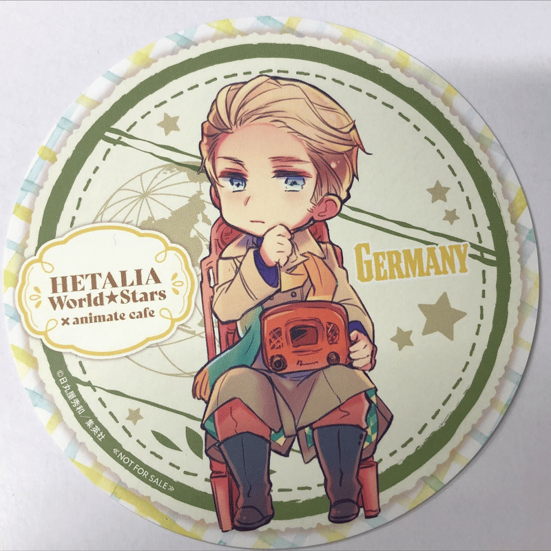 日丸屋秀和 『ヘタリア World☆Stars』 アニメイトカフェ コースター