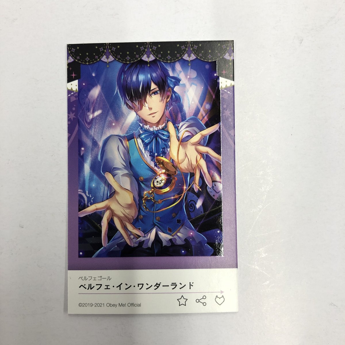 Obey Me!　ベルフェゴール Obey Me！ ベルフェゴール カード | K-BOOKS 池袋 2次元グッズ通販