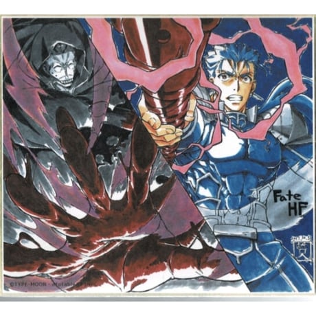 Fate fgo エミヤ　ランサー　クーフーリン　複製色紙 Fate/FGO エミヤ&クー・フーリン 中国限定 色紙 | K-BOOKS 池袋