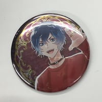ファビュラスナイト　緋野天魔　ホロ缶バッジ
