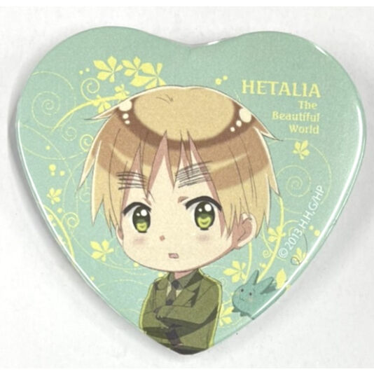 日丸屋秀和 『ヘタリア』 ハート型 缶バッジ イギリス | K-BOOKS 池袋