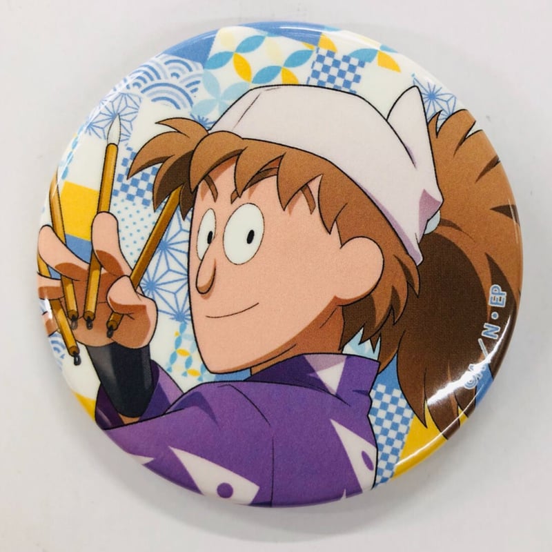 忍たま乱太郎】 はちや三郎 みんなで商いver. トレーディング缶バッジ