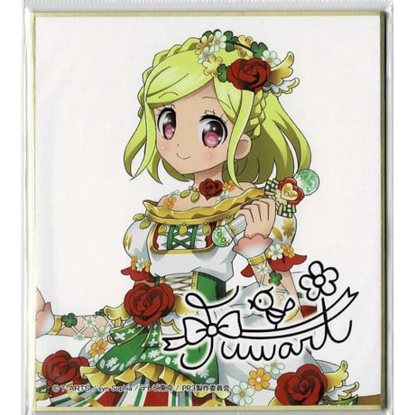 プリパラ ふわり 緑風ふわり 缶バッジ スイーツケーキ クリスマス