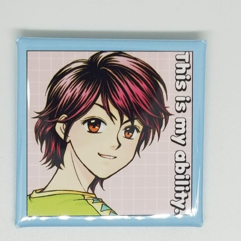 キズ有】ホイッスル！椎名 翼トレーディングスタンプ缶バッジ | K