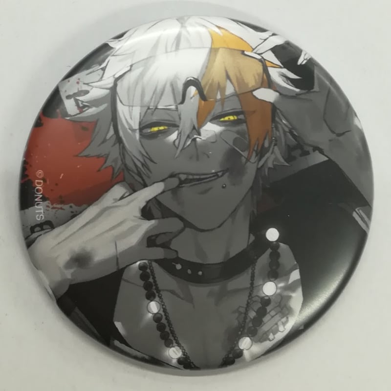 ブラックスター ブラスタ 夜光 サイン缶バッジ