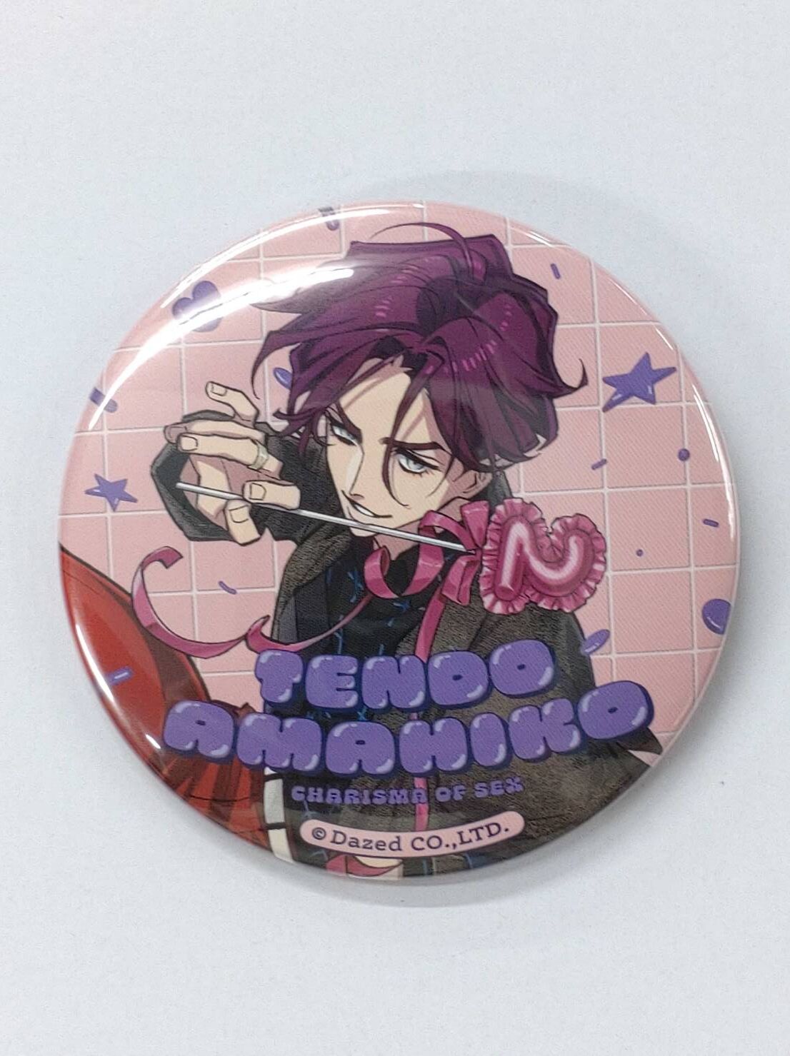 カリスマ 祝2周年カリスマカフェ 75㎜缶バッジ 天堂天彦 | K-BOOKS