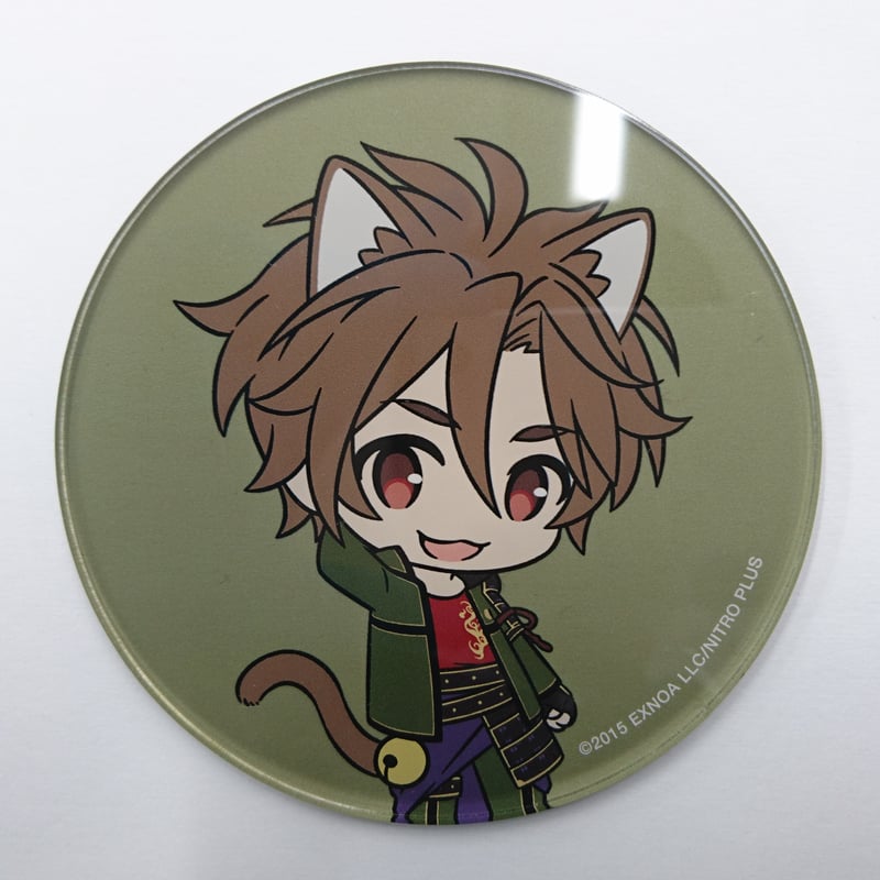 刀剣乱舞 刀猫男士 アクリル ブロック コースター 缶バッジ 後家兼光 御伴散歩 刀剣乱舞 刀猫男士 アクリル ブロック コースター 缶バッジ 後家