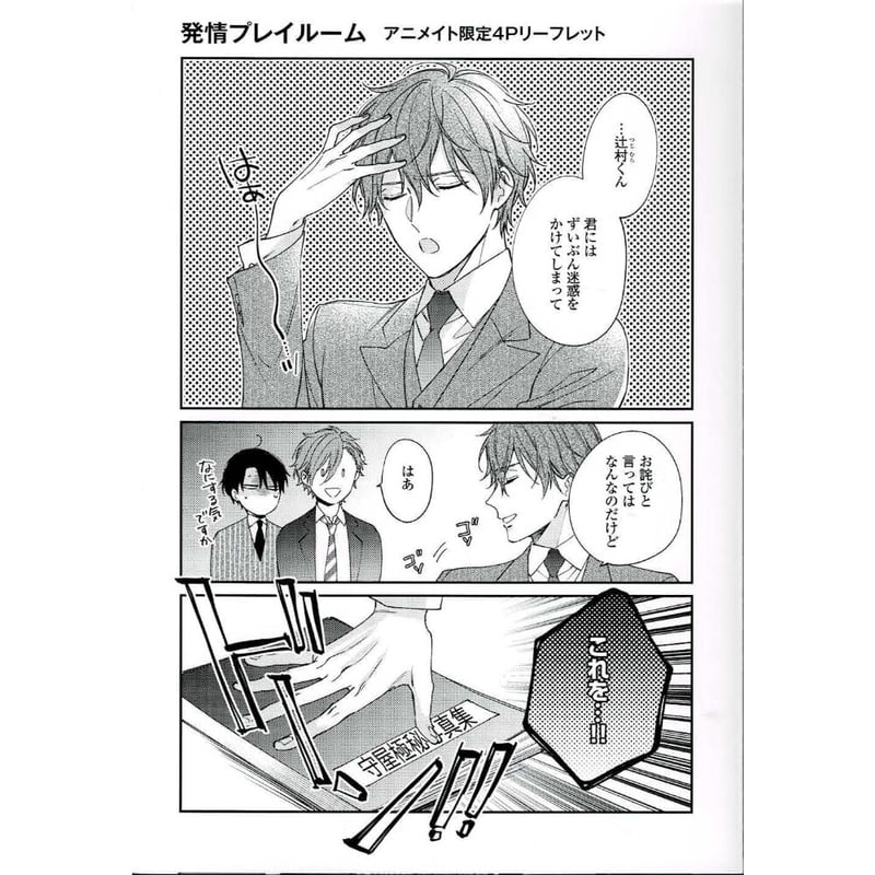白松『発情プレイルーム』 アニメイト リーフレット【BLグッズ