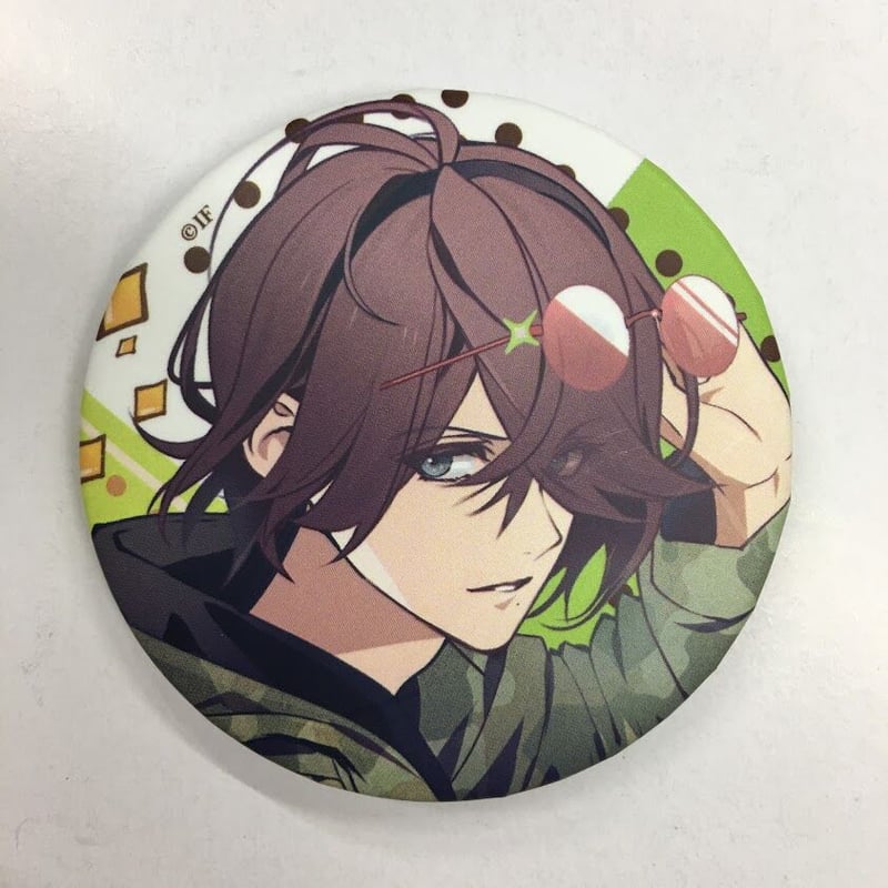 天獄ストラグル 写楽 缶バッジ with flower オトメイト with flower 獄スト 天獄ストラグル 東洲斎写楽 缶バッジ