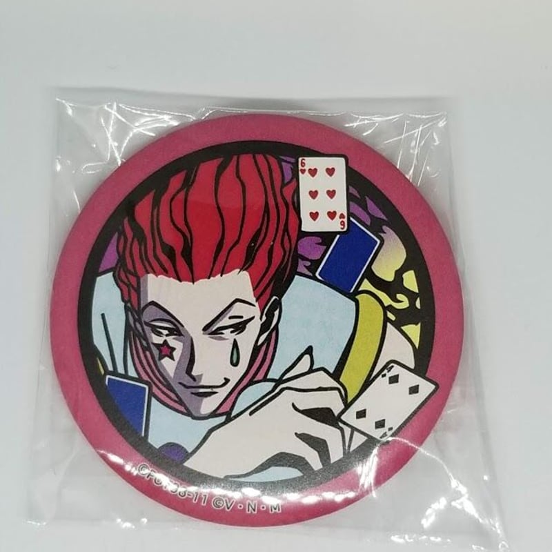 HUNTER×HUNTER ハンターハンター グラフアート　ヒソカ　缶バッジ Amazon.co.jp: HUNTER x HUNTER 描き下ろし ヒソカ 戦う背中ver. BIG缶