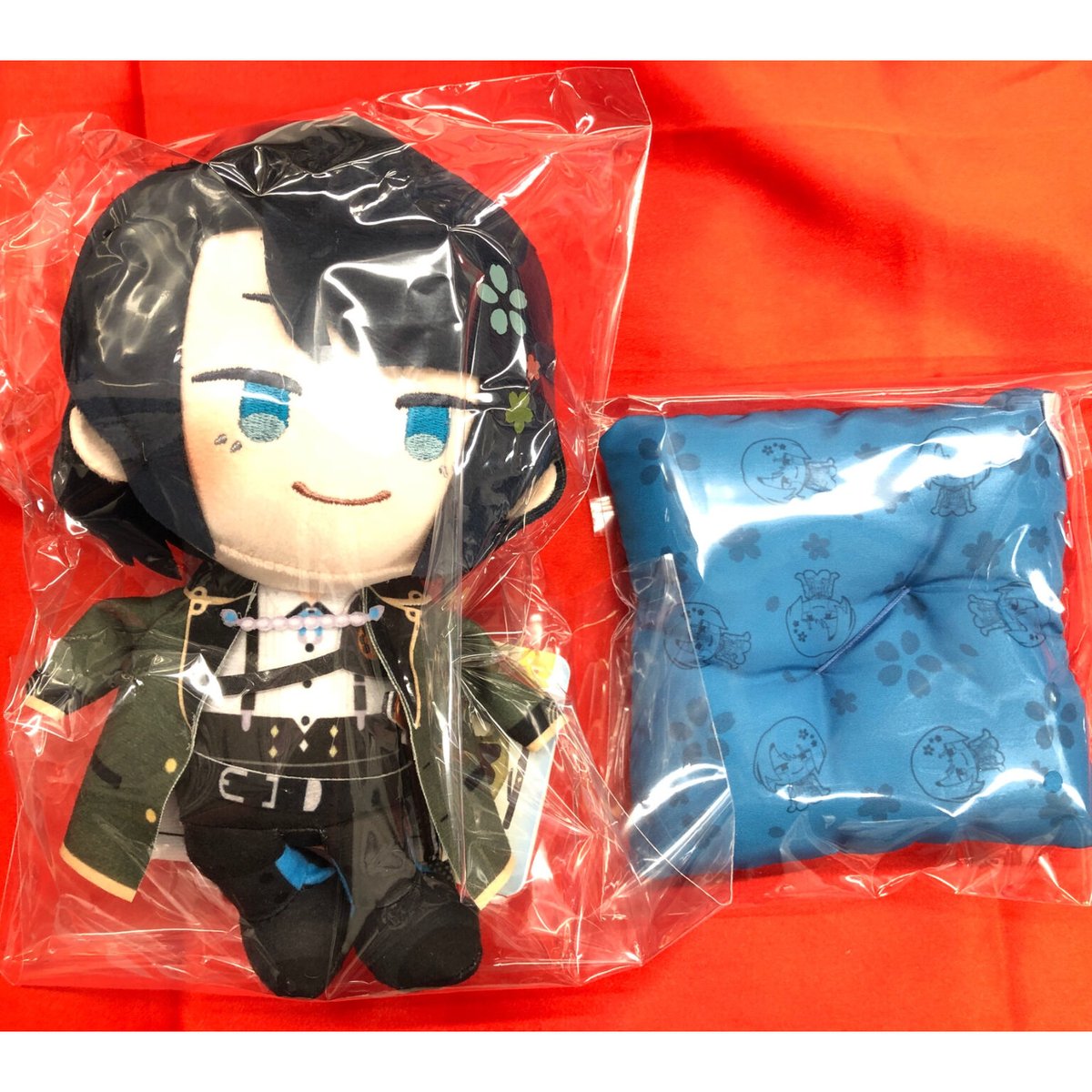 刀剣乱舞 とうらぶ わんぱく 豊前江 ぬいぐるみ 座布団セット わんぱく