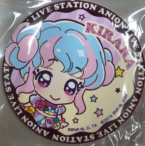 アイカツスターズ アニONマグバッジ 花園きらら 花園きららアイカツスターズアニON マグバッジ