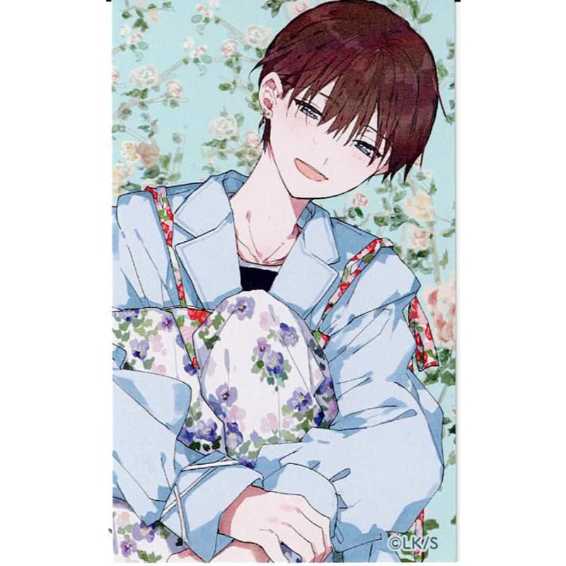 仔縞楽々 『ハレルヤベイビー』 特典 コメント カード 桜咲 冬夏 【BL