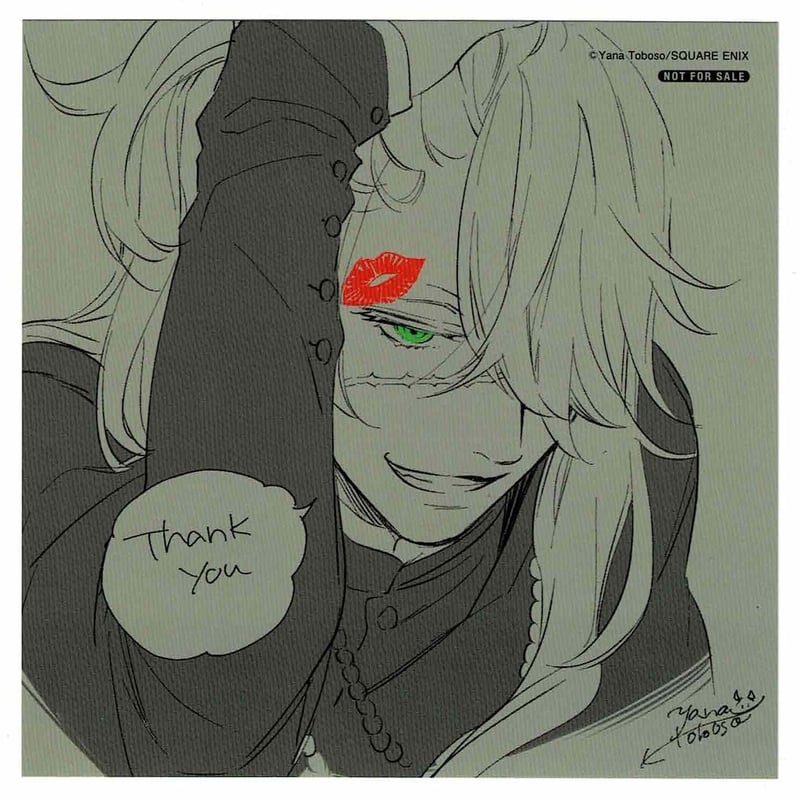 黒執事Black Label 葬儀屋/アンダーテイカー キャラクターカード 特典