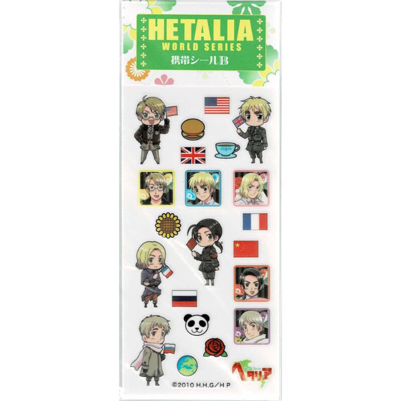 日丸屋秀和 『ヘタリア』連合国 携帯シール | K-BOOKS 池袋 2次元