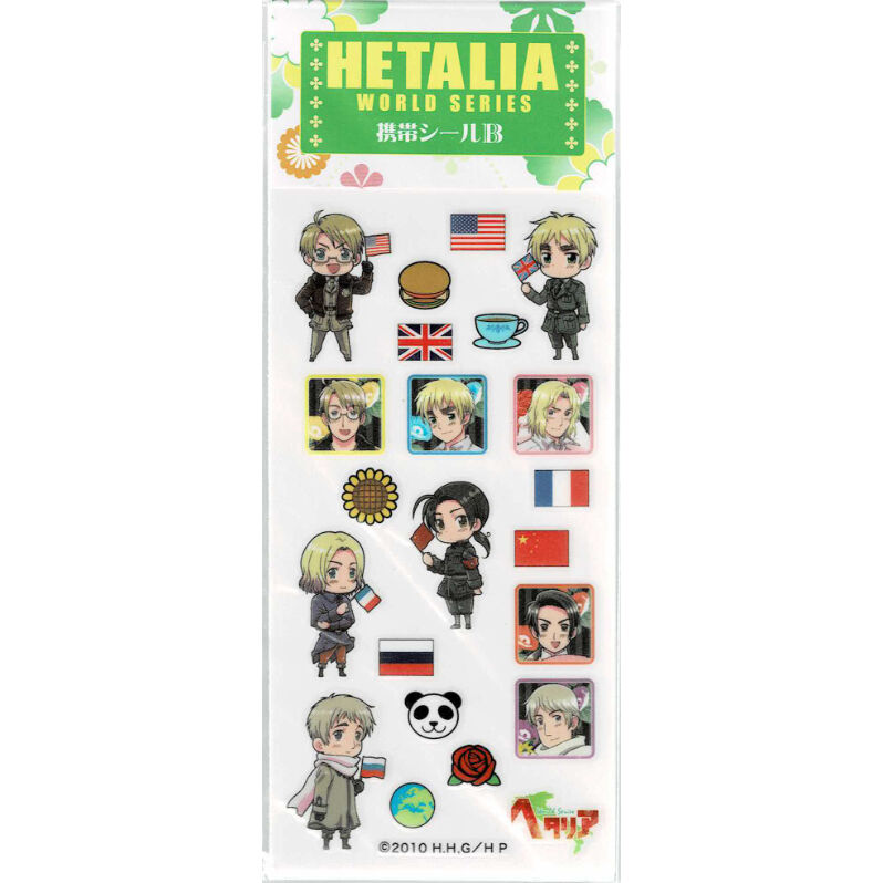 日丸屋秀和 『ヘタリア』連合国 携帯シール | K-BOOKS 池袋 2次元