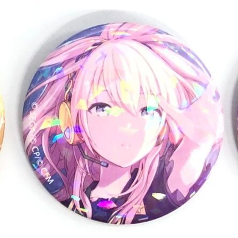 巡音ルカ プロセカ ホロ缶 缶バッジ プロジェクトセカイ 巡音ルカ ホログラムカ缶バッジコレクション