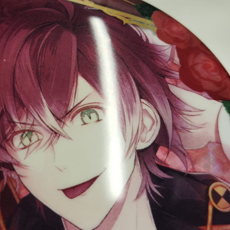 DIABOLIK LOVERS　逆巻アヤト　ホロ缶バッジ イタミ有・裏面サビ有】DIABOLIK LOVERS 逆巻アヤト ホロ缶バッジ | K