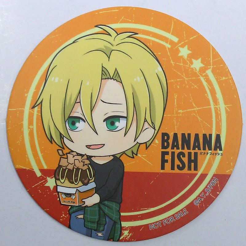 BANANA FISH バナナフィッシュ　アッシュ　コースター TVアニメ『BANANA FISH』アッシュ・リンクス バースデー Ani-Art
