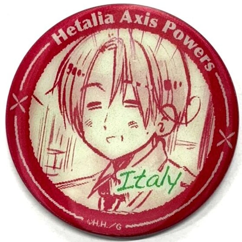 チェンジング缶バッジ　イタリア チェンジング缶バッジ イタリア ヘタリア イタリア チェンジング