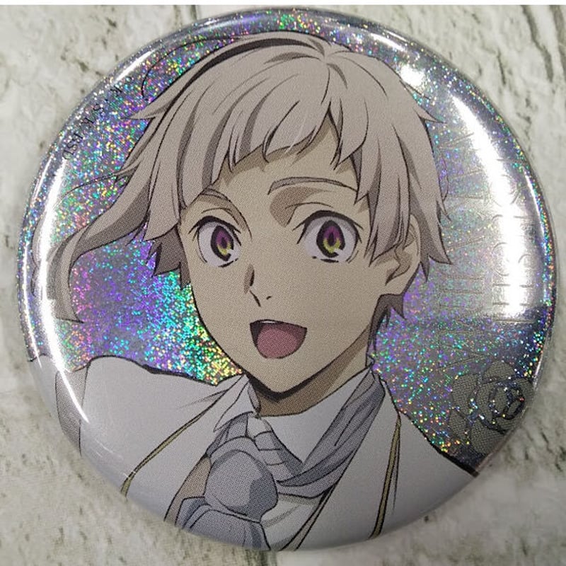 文豪ストレイドッグス　迷ヰ犬達ノ宴　其ノ参　缶バッジ　中島敦 文豪ストレイドッグス 迷ヰ犬達ノ宴 其ノ参」物販情報公開