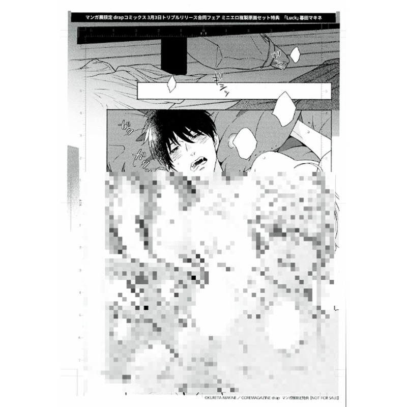 暮田マキネ『Luck』 複製原画 ペーパー【BLグッズ】 | K-BOOKS 池袋 2  