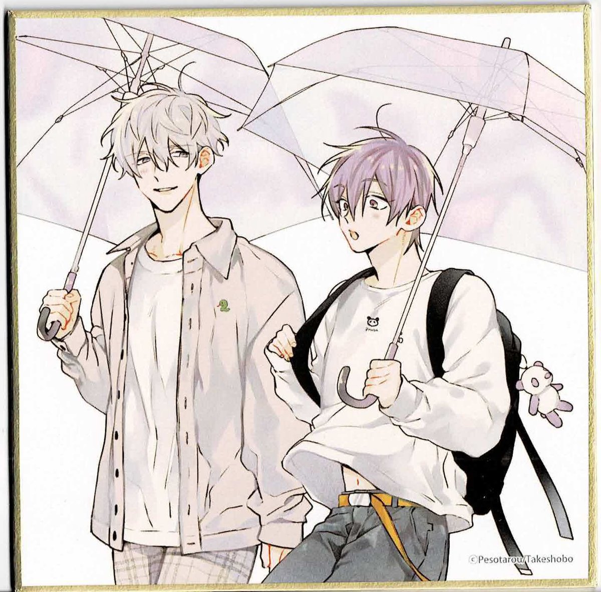 ぺそ太郎 『 えっちは週7希望ですっ! 』 「Qpa -day off-」 ミニ色紙