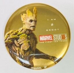 マーベル メタリック缶バッジ グルート | K-BOOKS 池袋 2次元グッズ通販