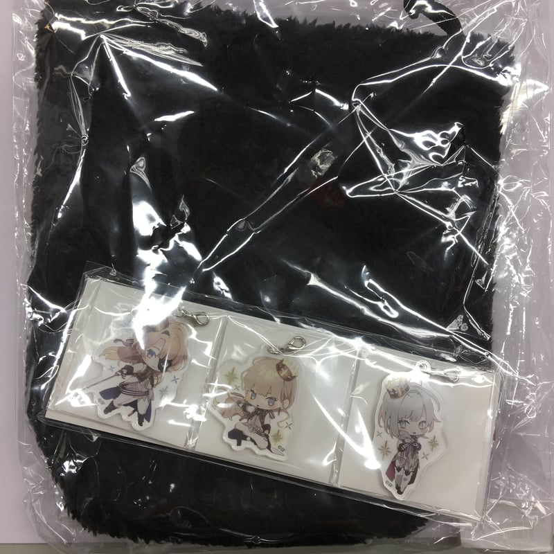 終遠のヴィルシュ ふらっふぃ巾着ポーチ＆アクリルチャーム6個