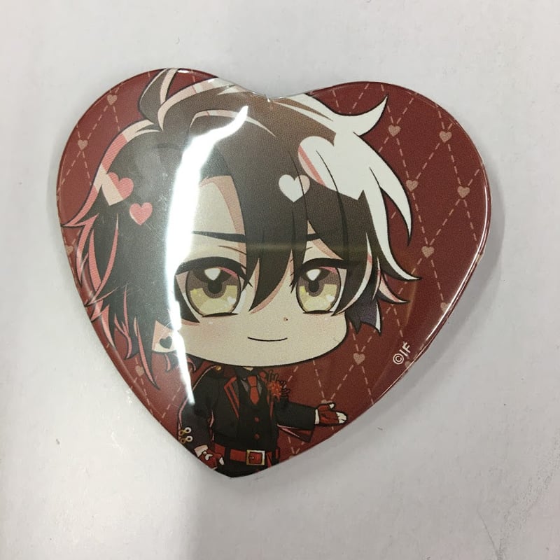 初期イタミ有】終遠のヴィルシュ アドルフ ハート型缶バッジ