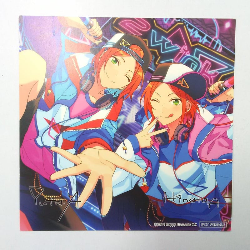 アンサンブルスターズ! サイン入りカード あんさんぶるスターズ！2winkあんスタ！メンバーサイン入りイラスト