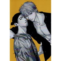 ユノイチカ先生　夜明けの唄　emo cafe 缶バッジ　クリップピン　未開封 ユノイチカ 「夜明けの唄 」 emo cafe 缶バッジセット【BLグッズ