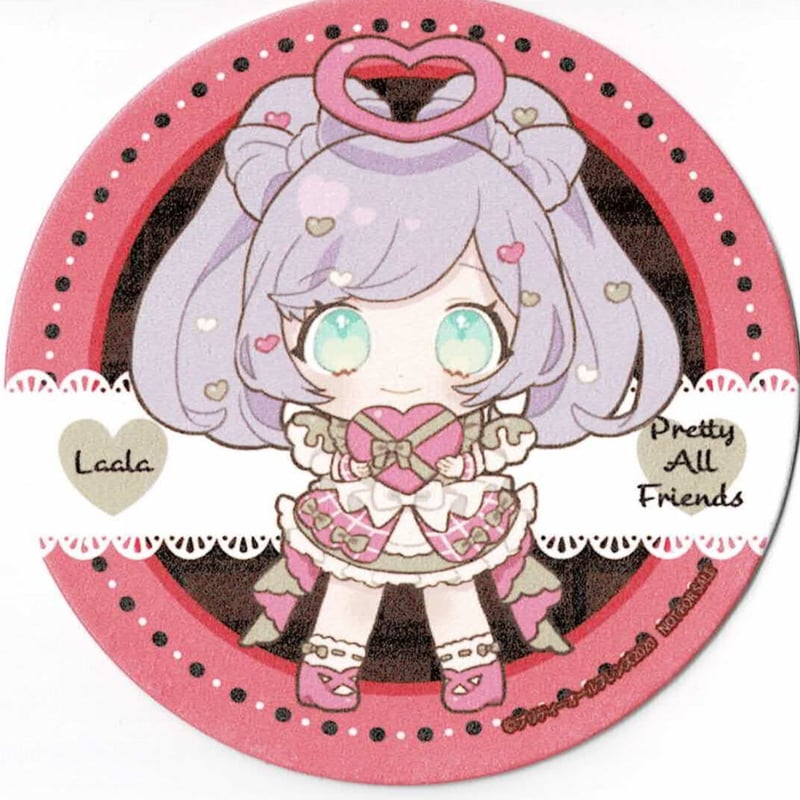 プリパラ プリティーオールフレンズ カフェ 真中らぁら 缶バッジ バレンタイン プリパラ プリティーオールフレンズ カフェ 真中らぁら 缶バッジ