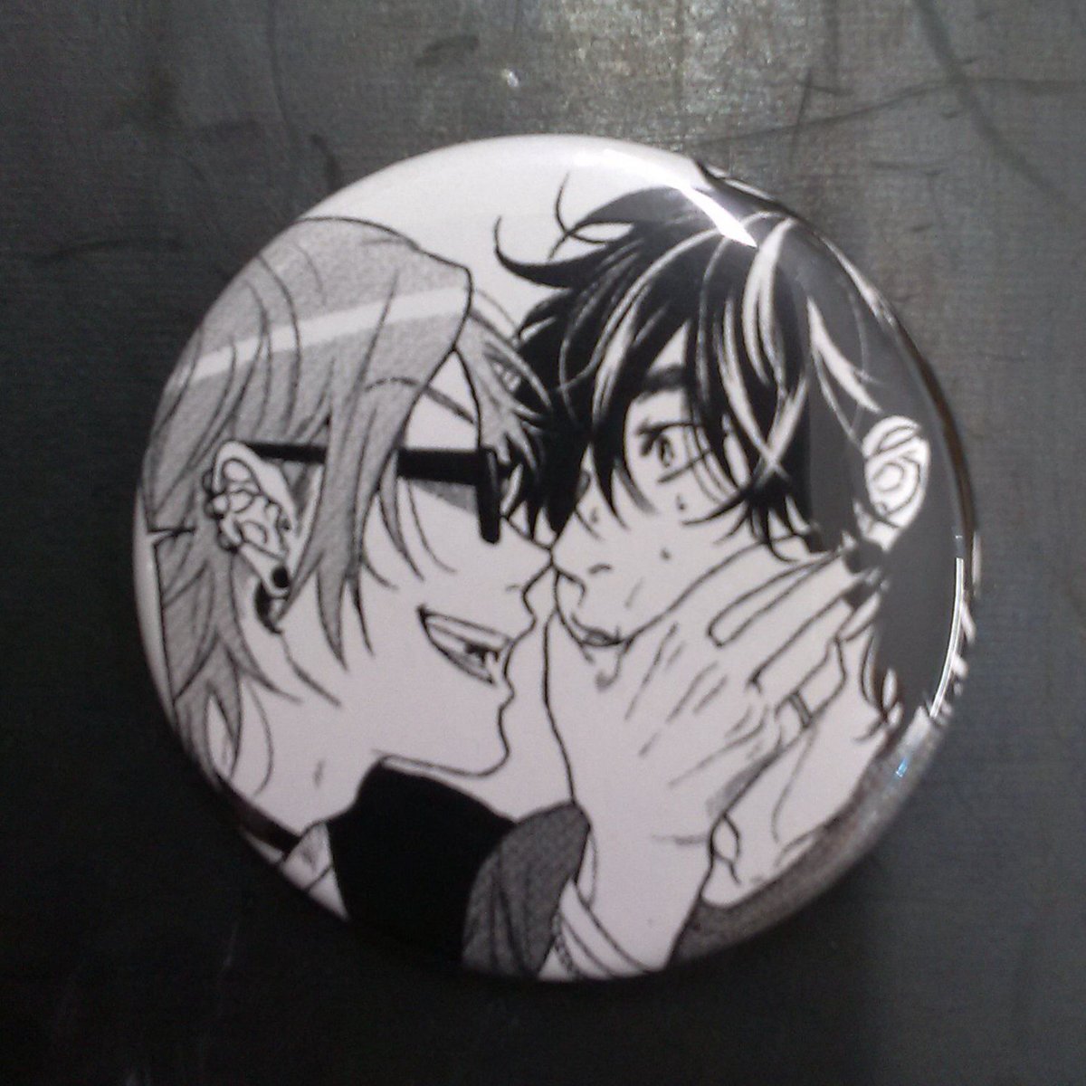 ヤリチン☆ビッチ部 ビッグ缶バッジ 百合絢斗 藤咲透 fit=scale-down,w=1200