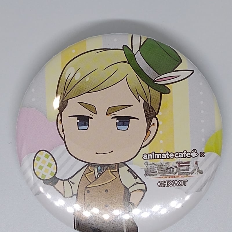 進撃の巨人 エルヴィン・スミス 缶バッジ