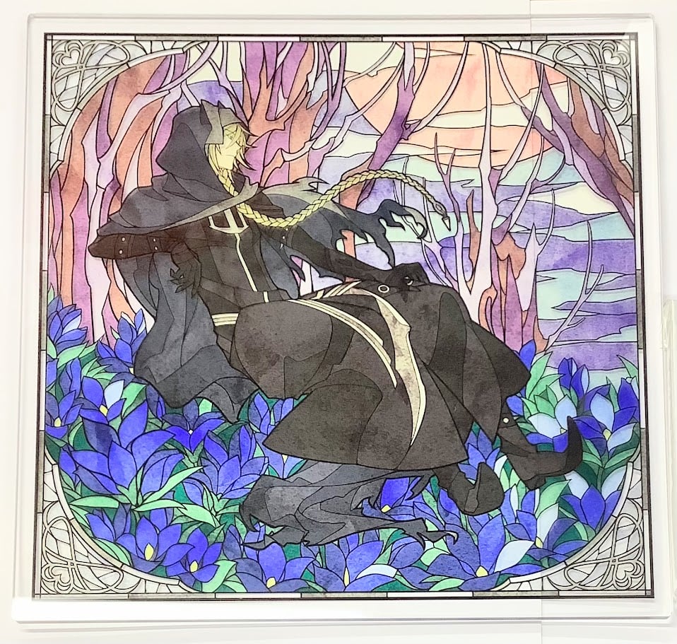 Lamento ステンドグラス風アクリルパネル アサトver.