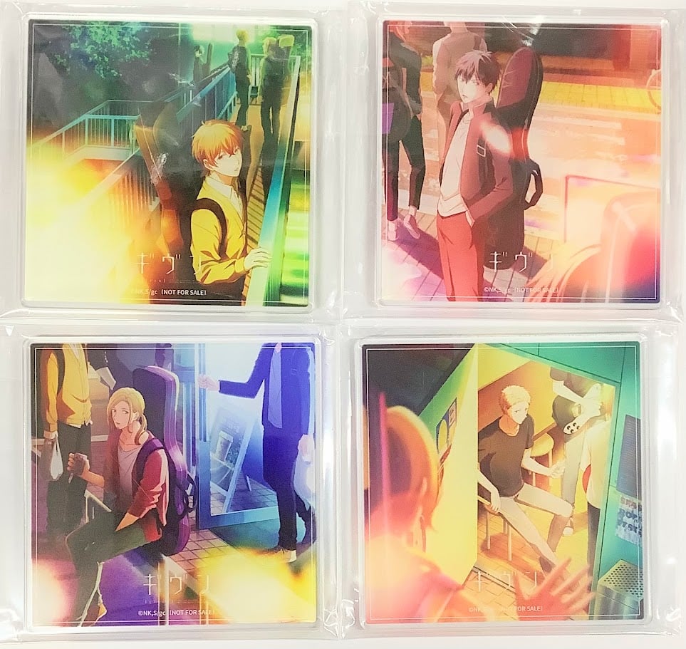 ギヴン Blu-ray BOX アニメイト 特典 アクリルコースターセット ギヴン Blu-ray BOX アニメイト 特典 アクリルコースター 春樹