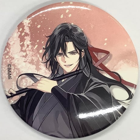 魔道祖師　公式茶屋× THEキャラCAFE 缶バッジ　魏無羨　藍忘機　月華清影 魔道祖師 公式茶屋×THEキャラCAFE 月下清影 缶バッジ 2種『藍忘
