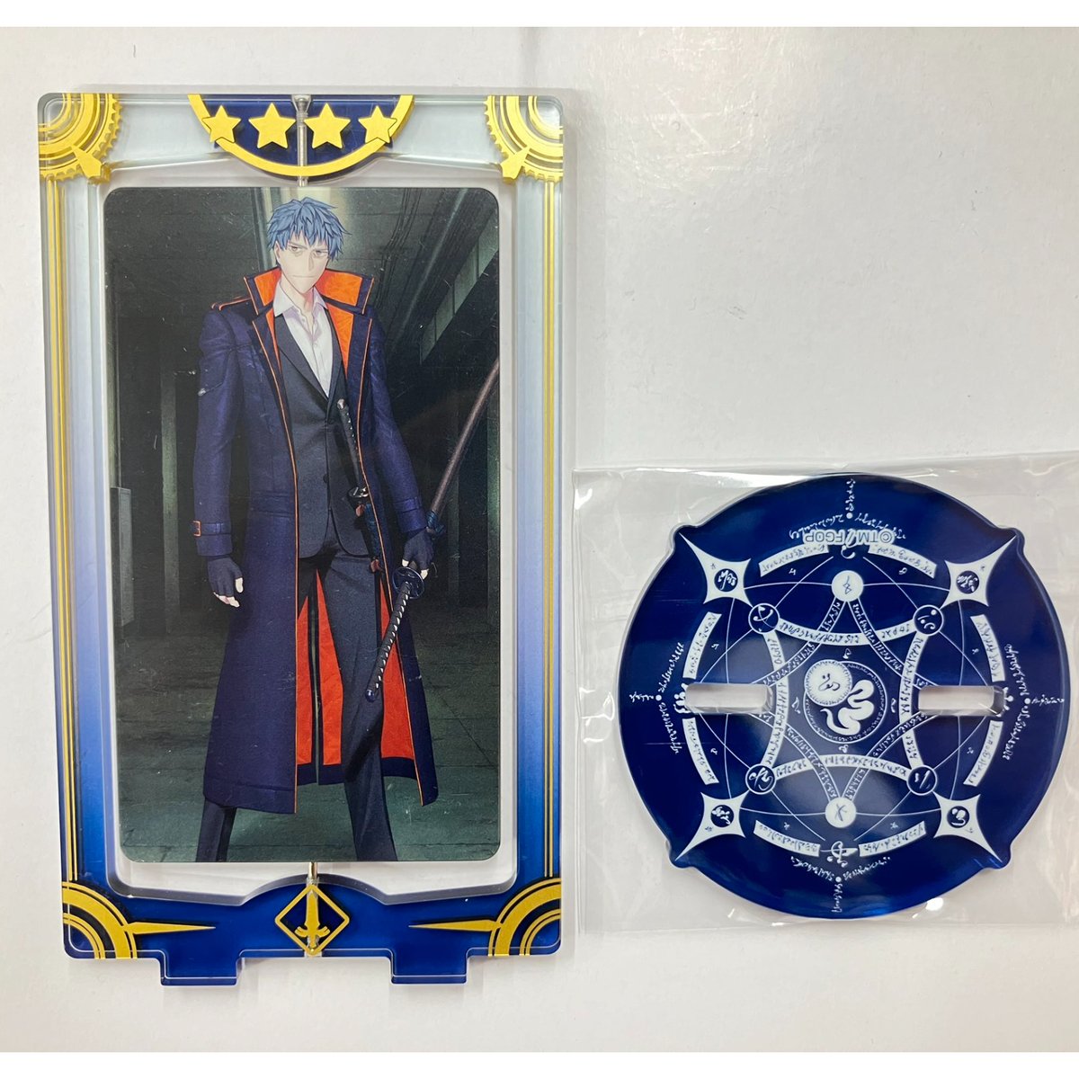 fgo 斎藤一　アクリルスタンド&クリアカード Fate/Grand Order FGO 斎藤一 アクリルスタンド コミケ - メルカリ
