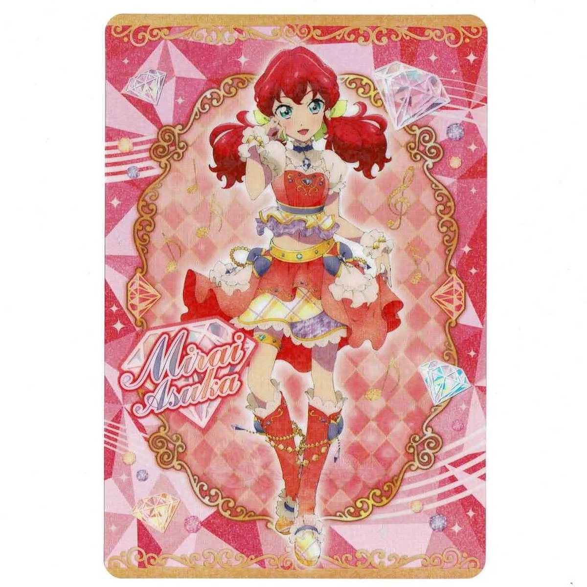 アイカツ スターズ　オフィシャルショップ花園きらら　ハート型バッジ アイカツ スターズ オフィシャルショップ花園きらら ハート型バッジ