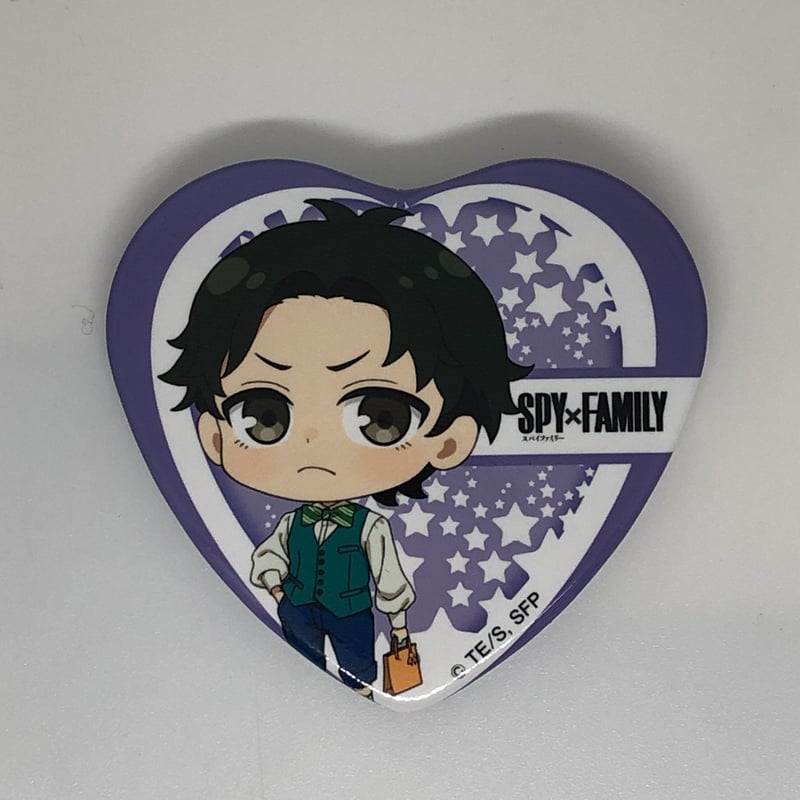 SPY×FAMILY トレーディング ハート缶バッジ ダミアン・デズモンド | K